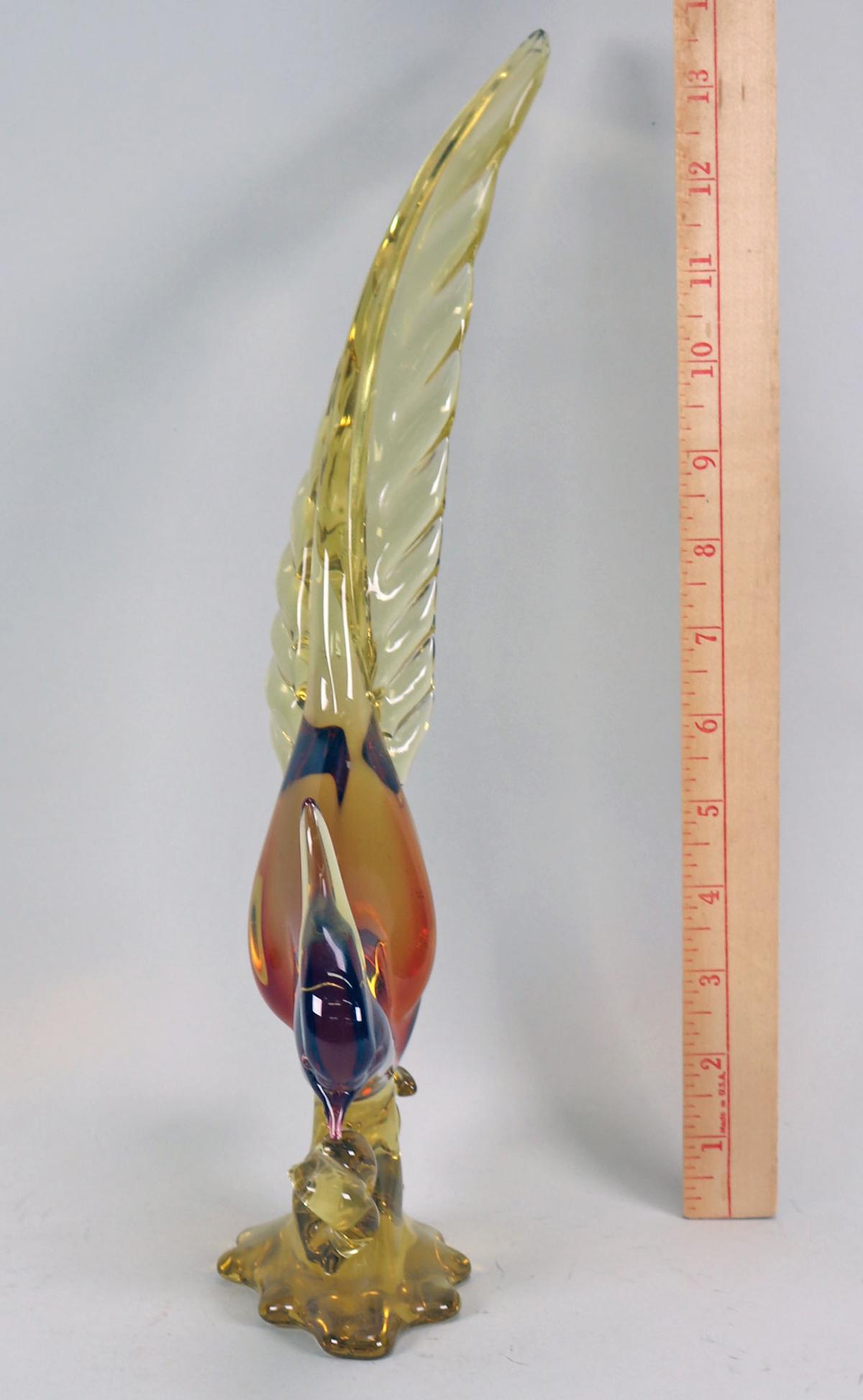 Art Glass Pheasant