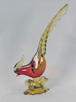 Art Glass Pheasant