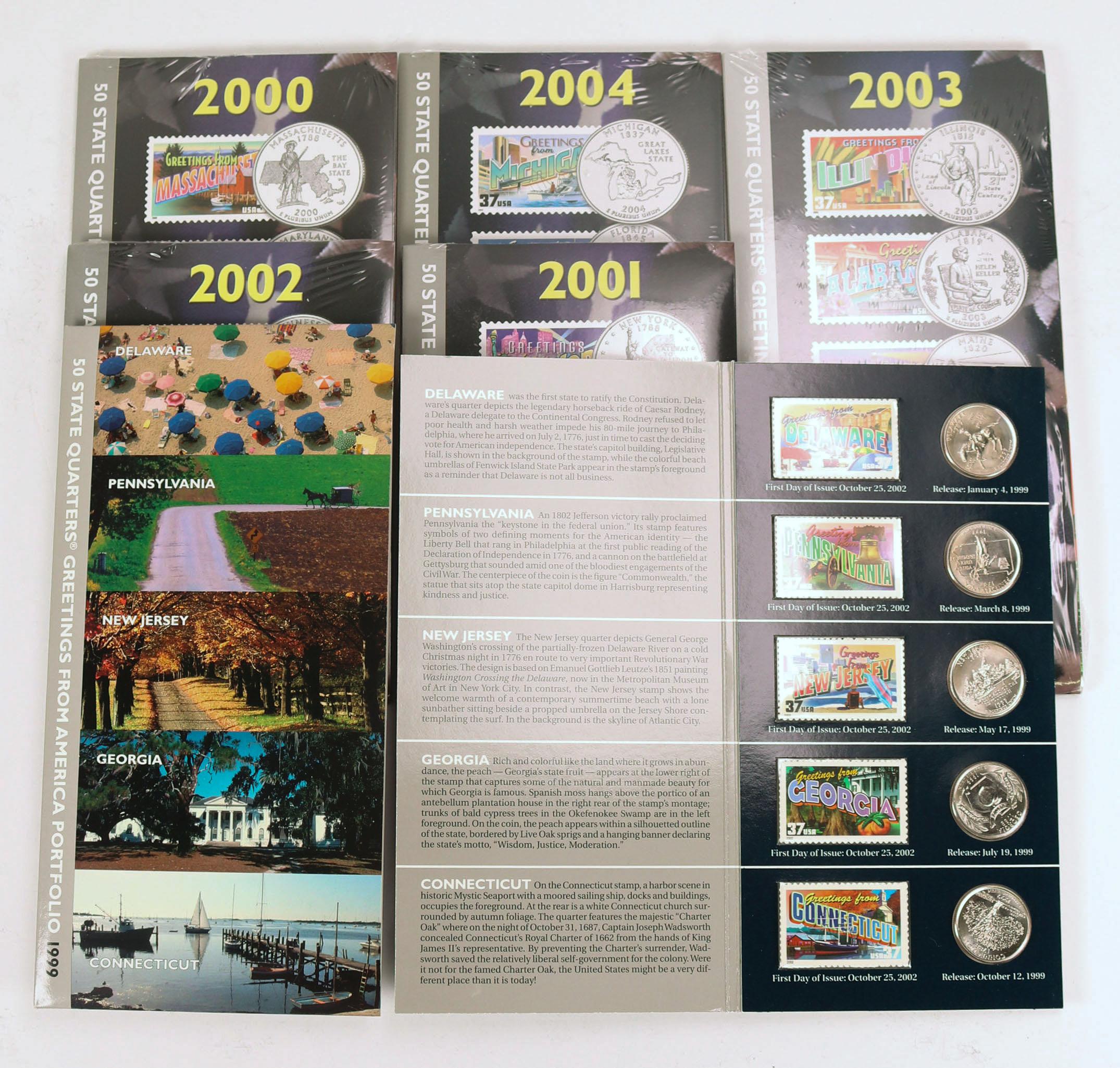 Statehood Quarter Collections Inc. Stamps