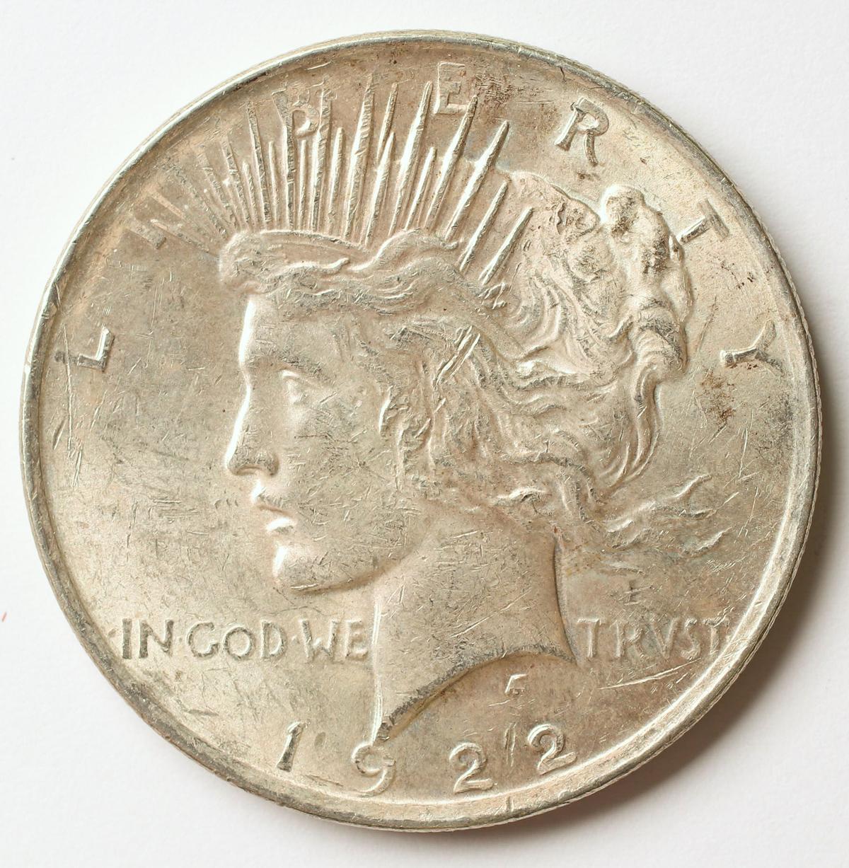 1922-P Peace Silver Dollar