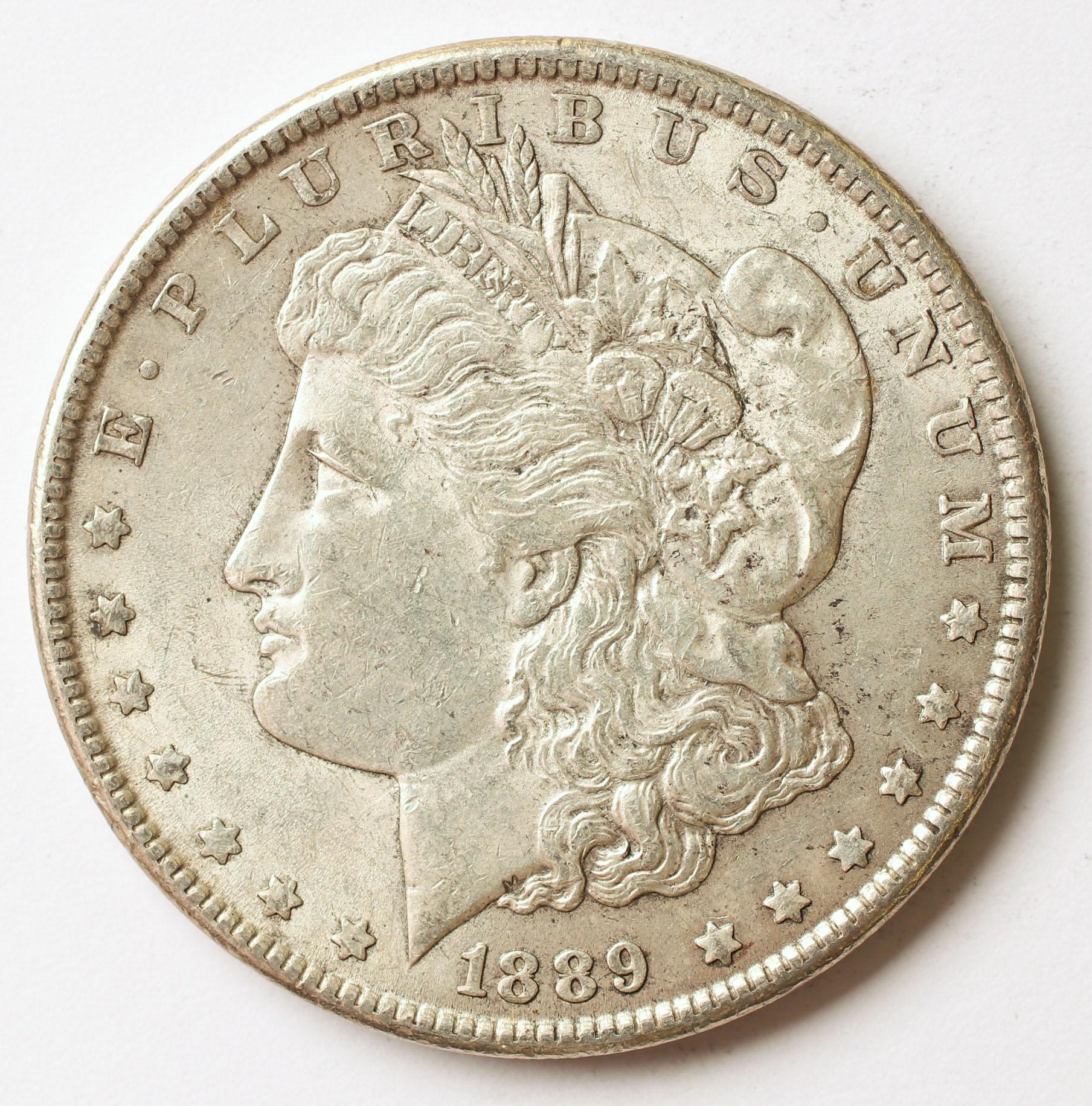 1889-P Morgan Silver Dollar