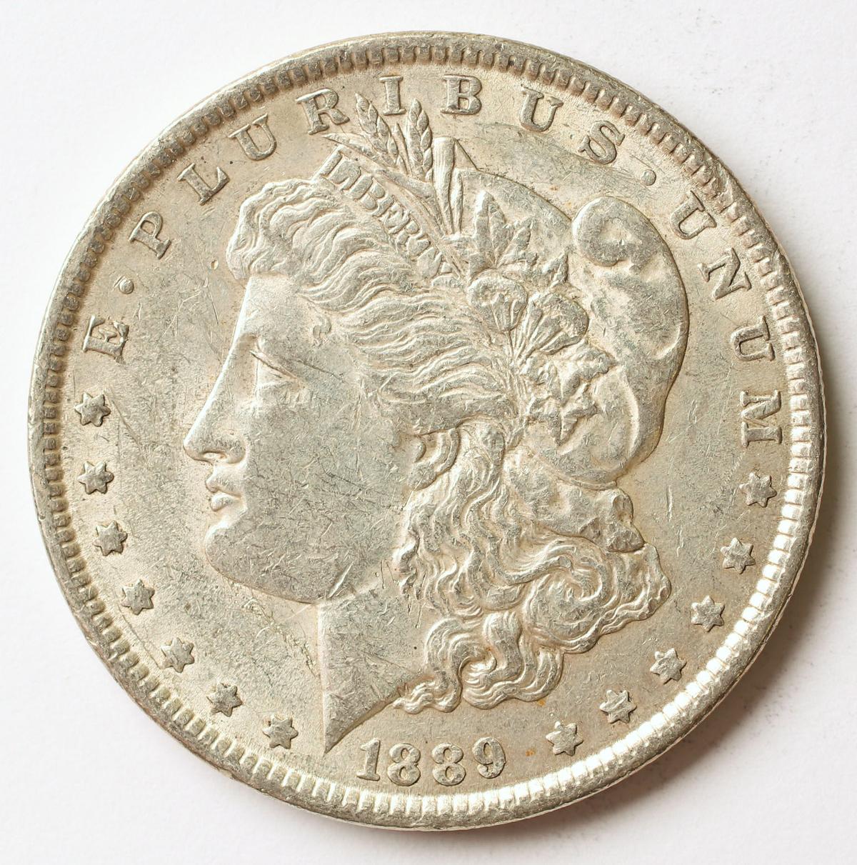 1889-P Morgan Silver Dollar