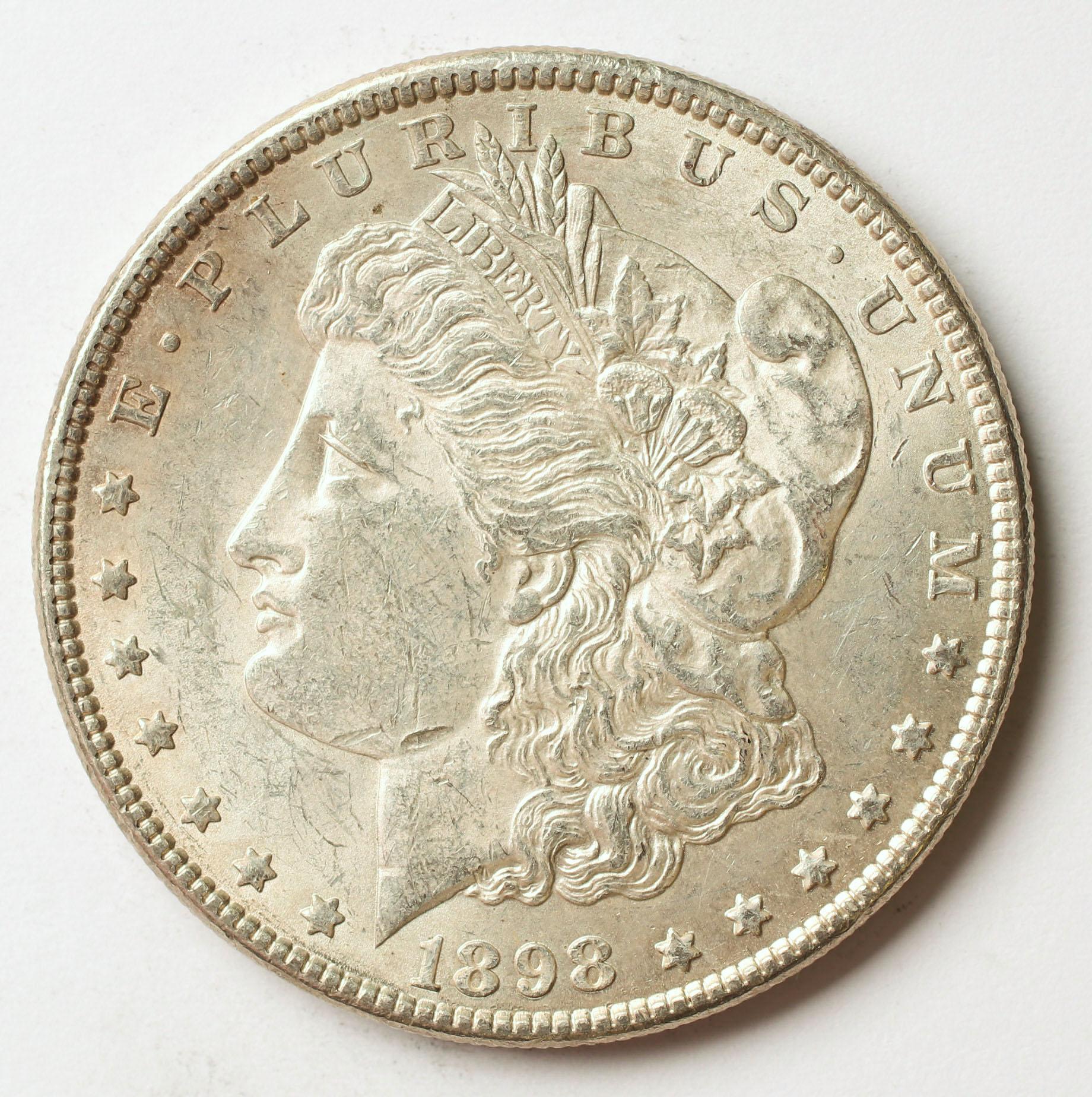 1898-P Morgan Silver Dollar