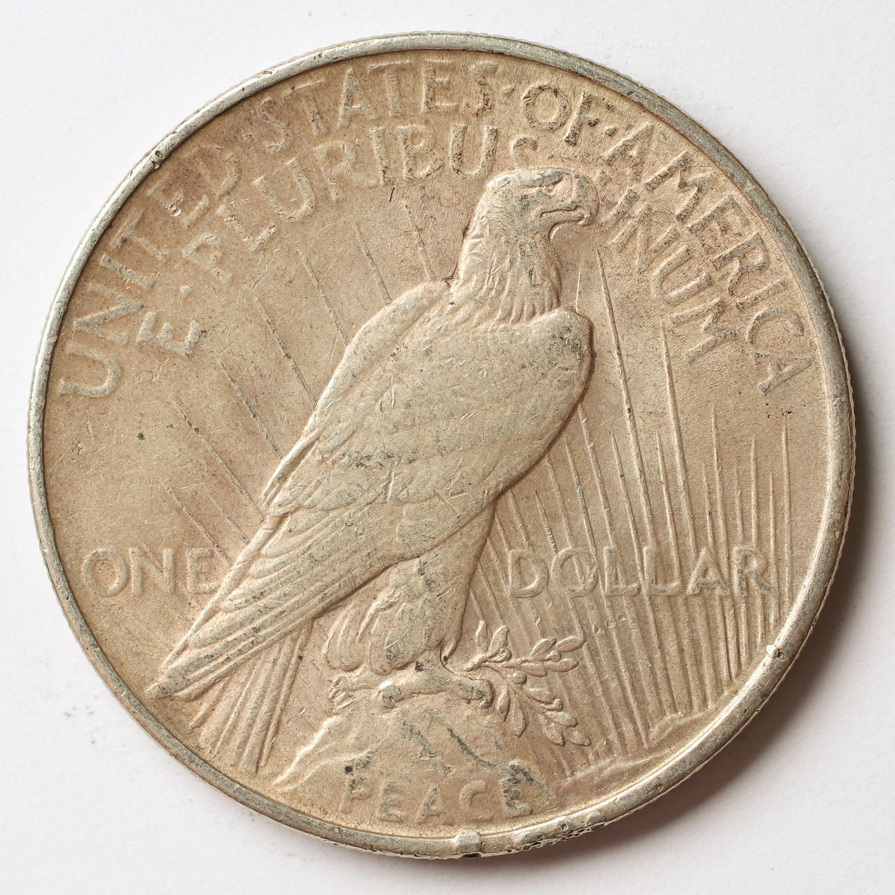 1922-P Peace Silver Dollar