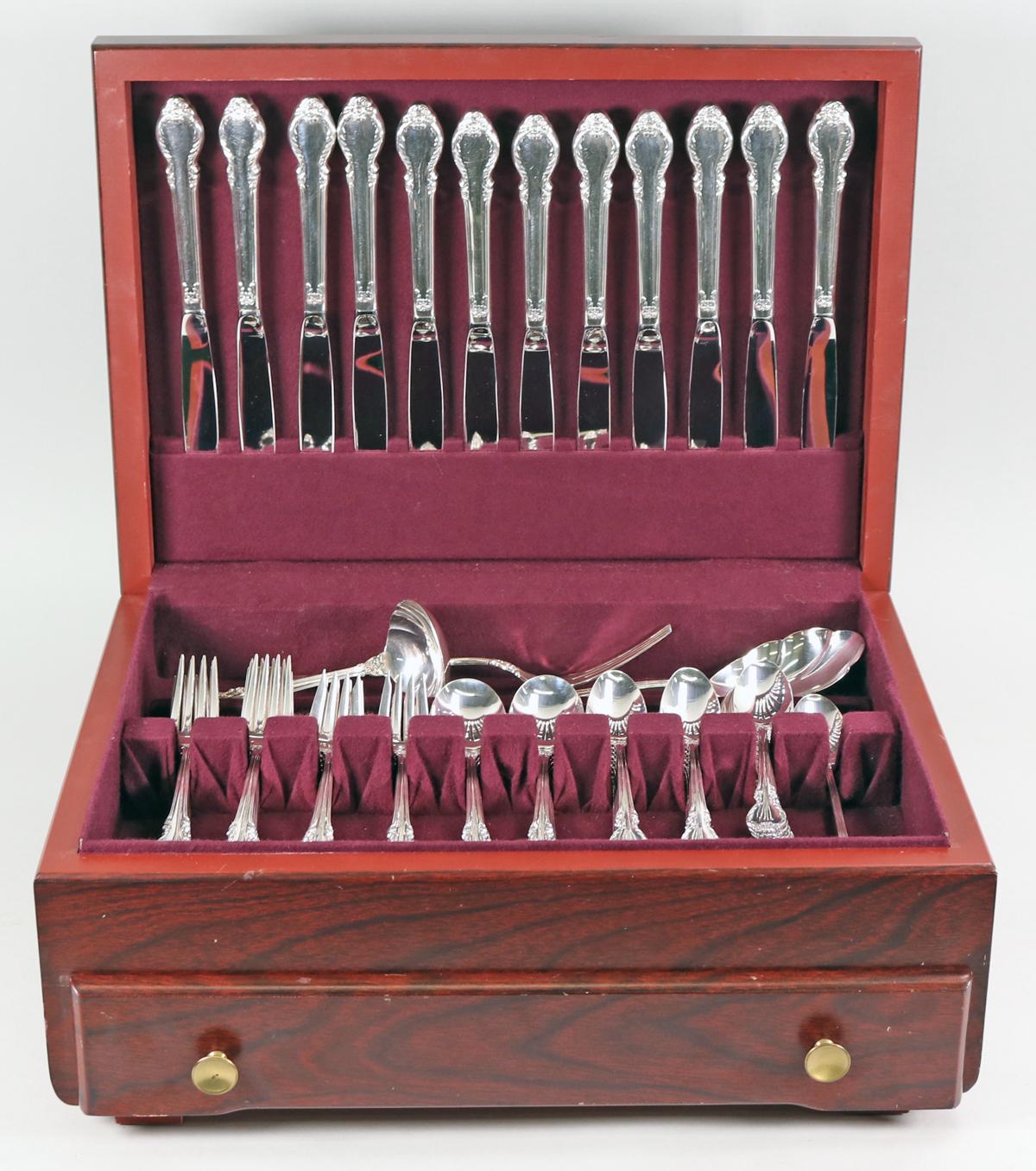 Silver Plate Flatware Set by International Silver