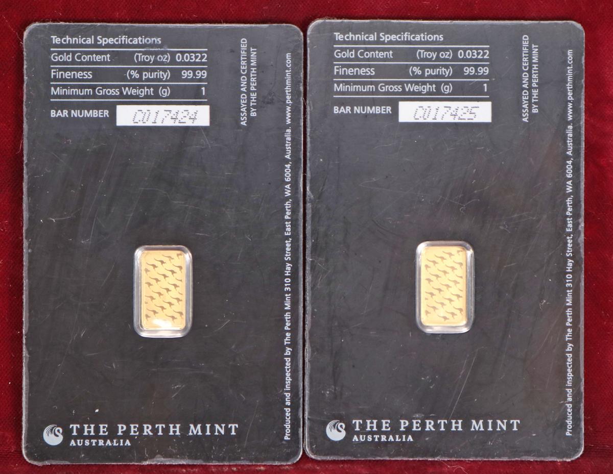 2 Grams .999 Pure Gold - Perth Mint