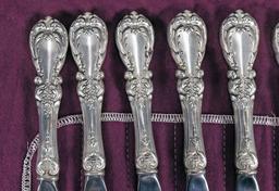 6 Reed & Barton Sterling Silver Handled Butter Knives, 90 Grams