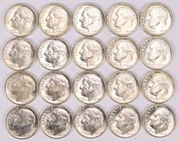 20 - 1964-D  Roosevelt Dimes