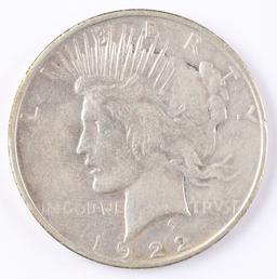 1922-D Peace Silver Dollar