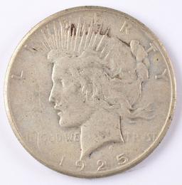 1925-P Peace Silver Dollar