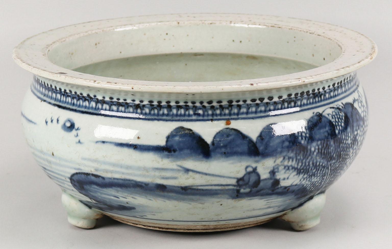 Chinese Blue and White Censer