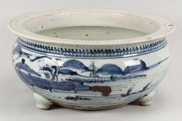 Chinese Blue and White Censer