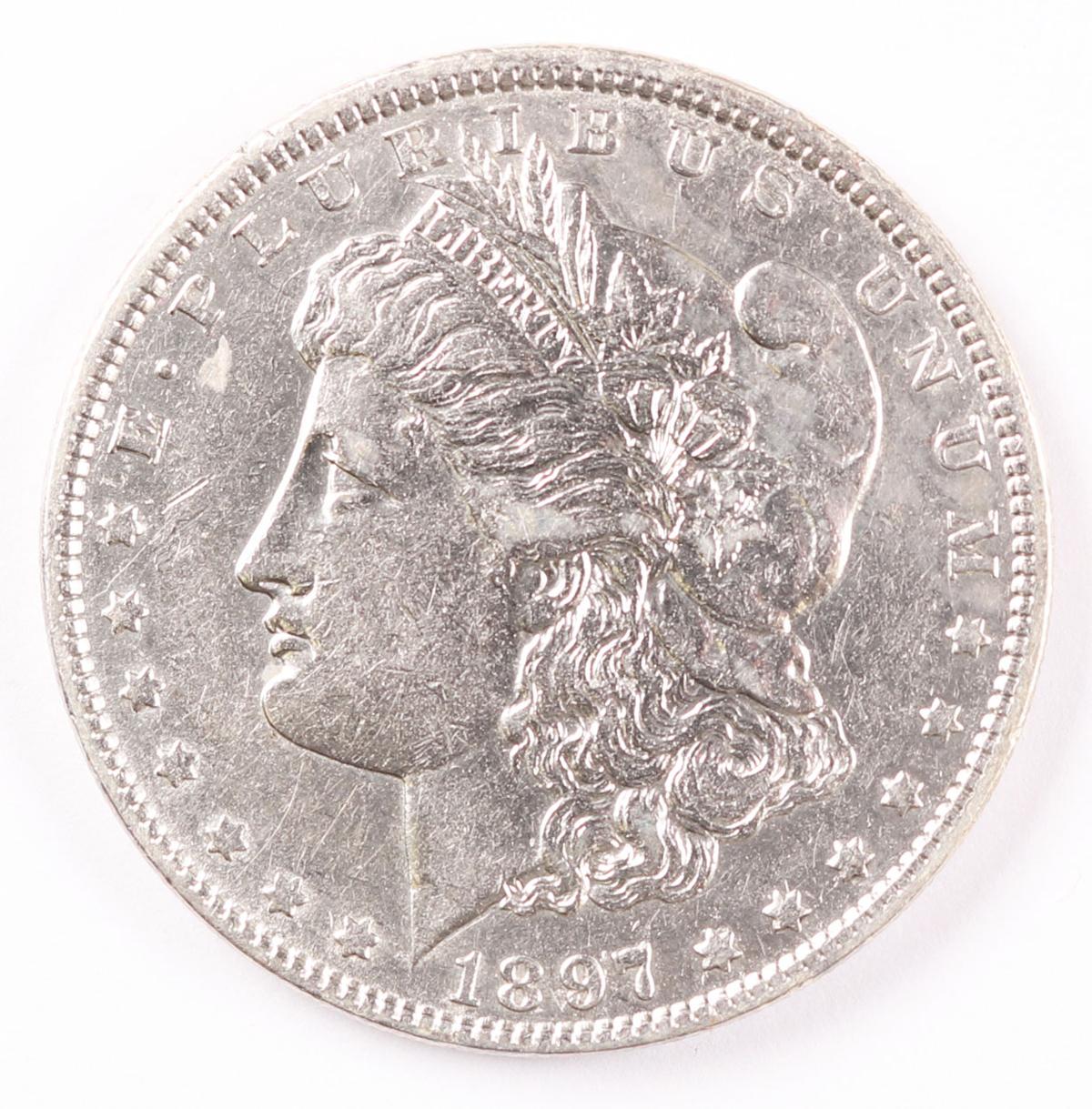 1897-P Morgan Silver Dollar