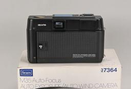 Sears M35 Autofocus Motor Drive 35mm Film Camera, Ca. 1980's