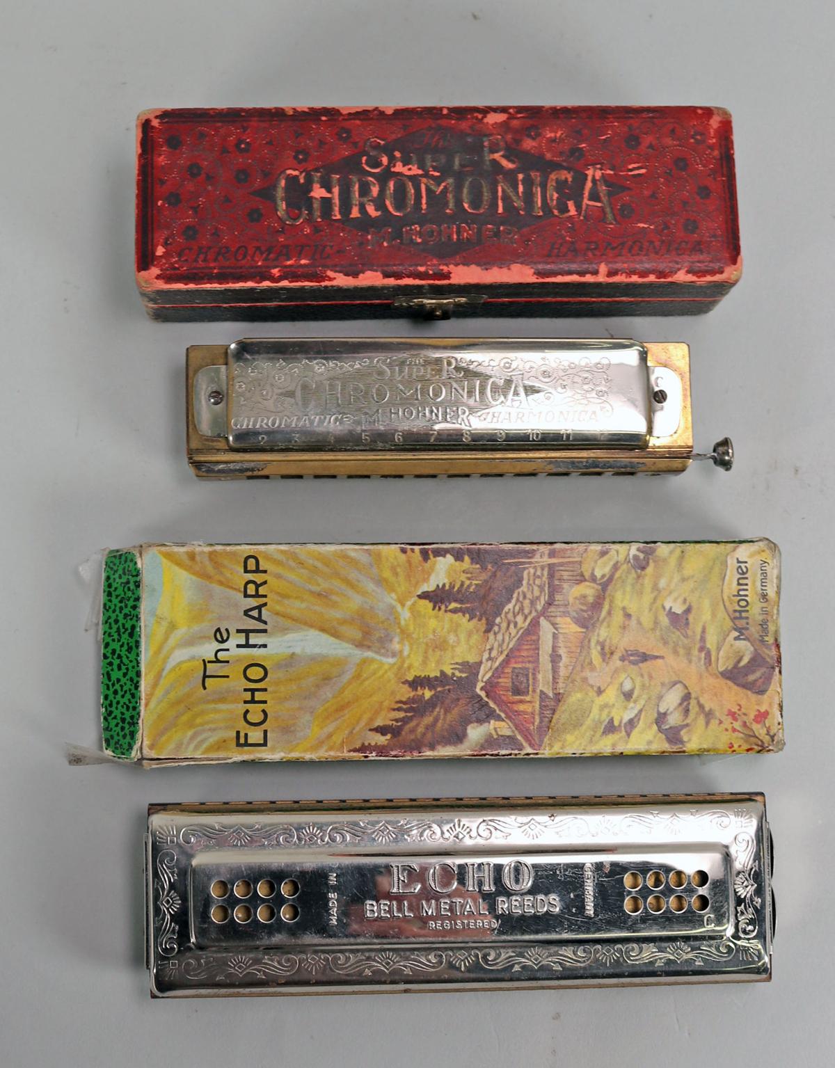 Vintage M. Hohner Harmonicas