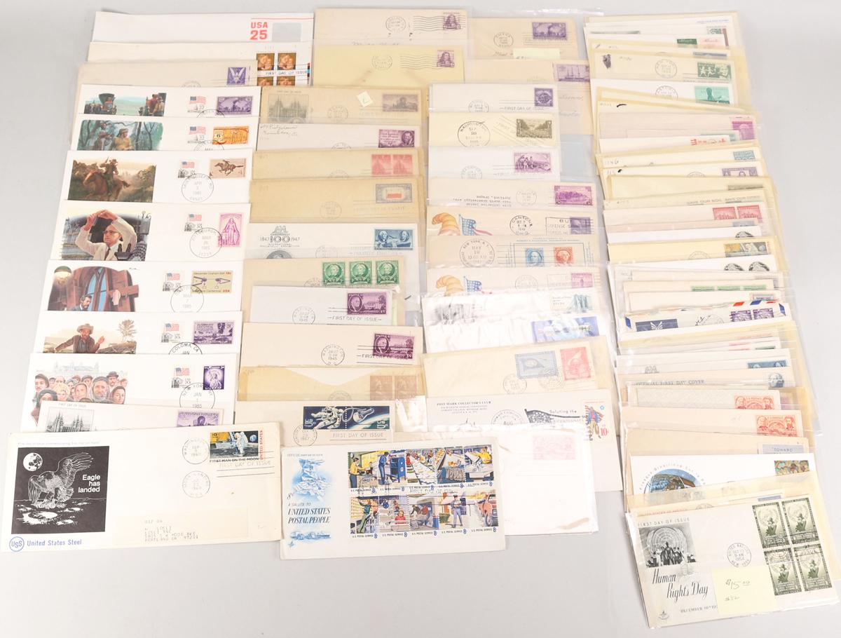 Vintage U.S. First Day Covers, various dates