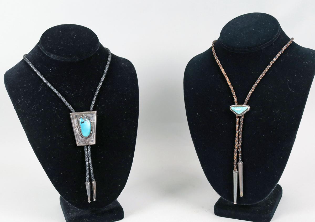 Vintage Southwest Turquoise Bolo Ties