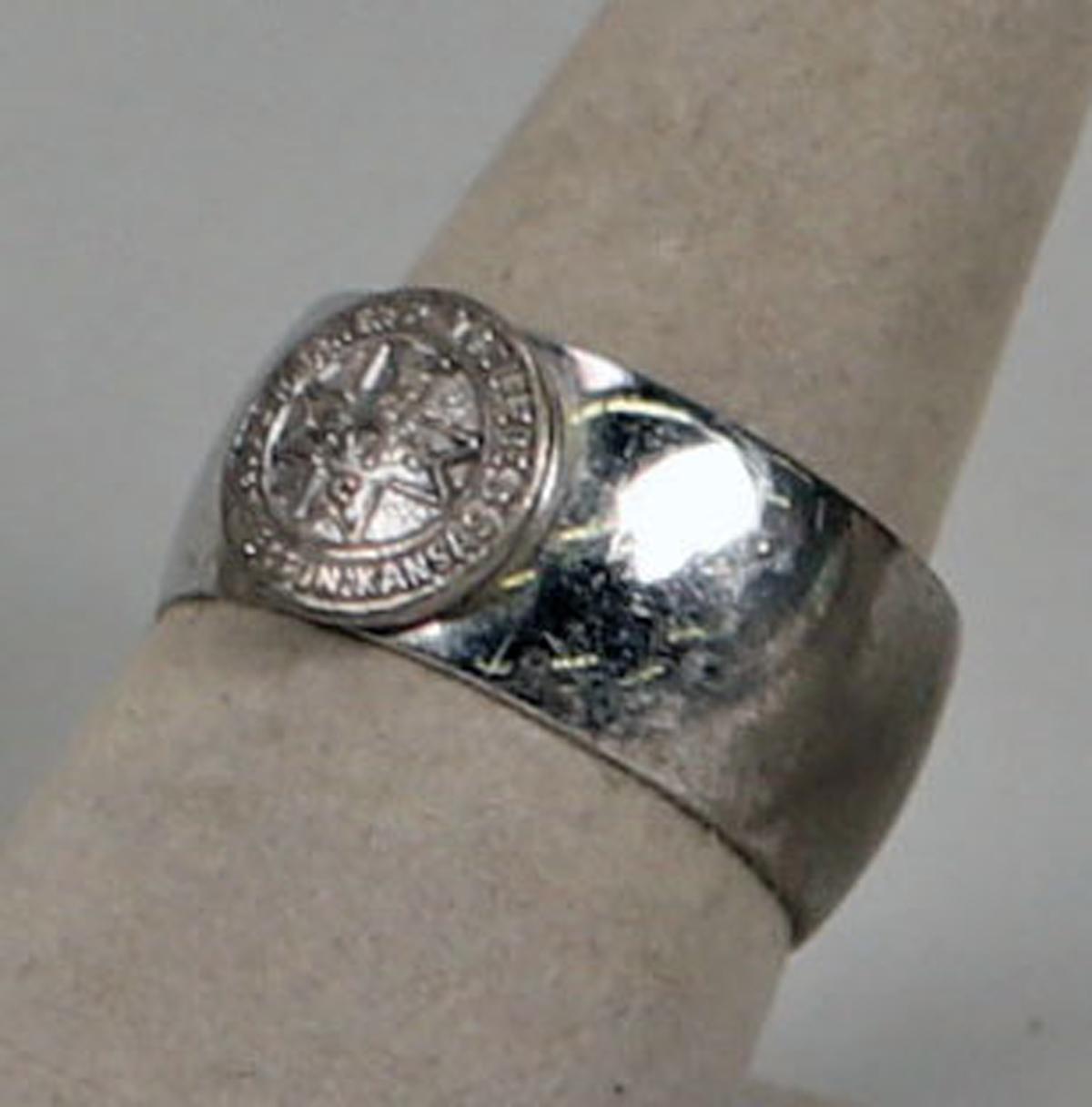 Sterling McPherson College Ring, Sz. 8.5