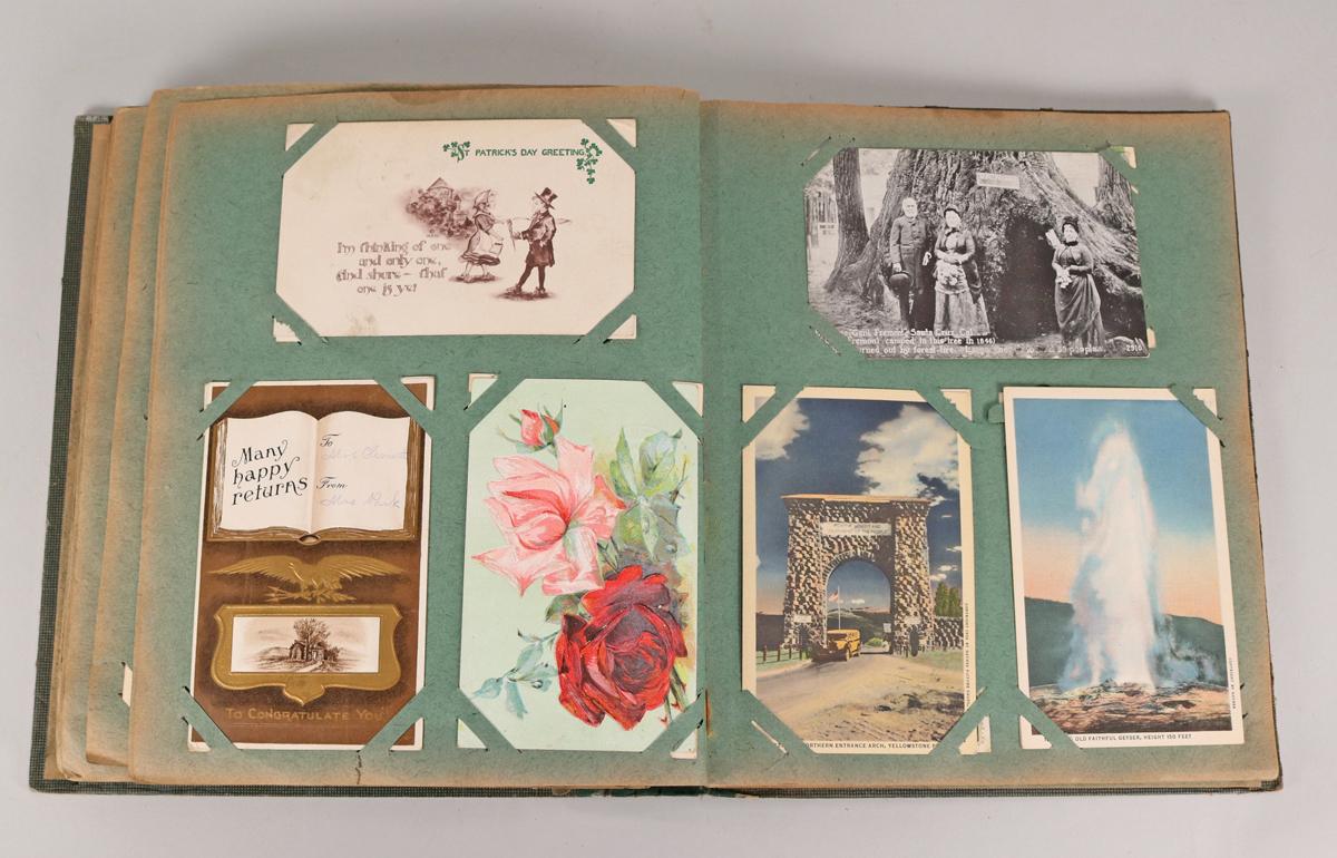 Antique Post Card Album