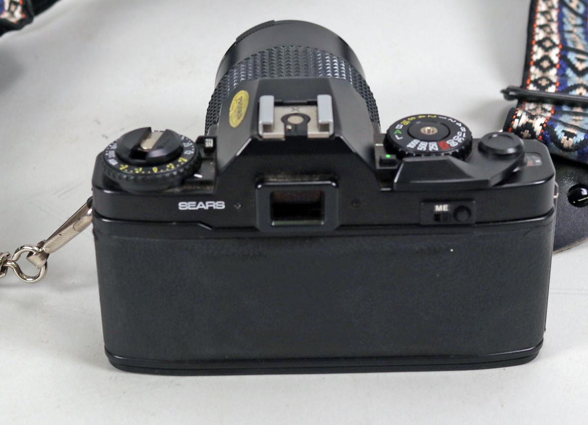 Sears (Ricoh) KS-2 35mm Film Camera w/ Lenses, Ca. 1980's