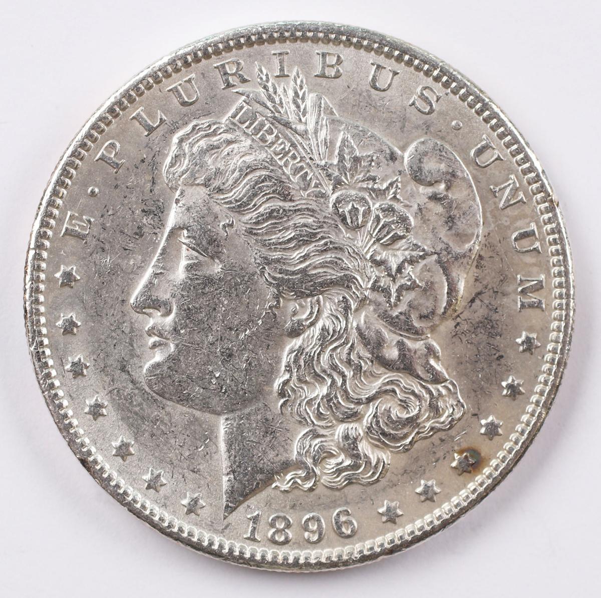 1896-P Morgan Silver Dollar