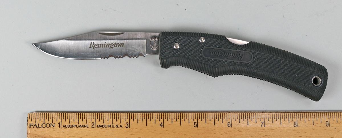 Remington Folding Knife w/ Serrated Blade