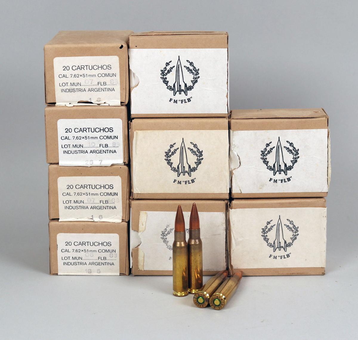 Vintage 7.62 x 51 mm "COMUN" Ammo - Argentina, 200 Rds.