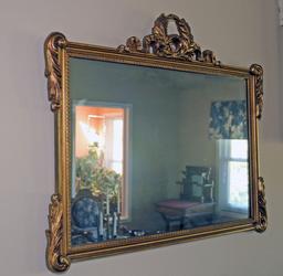 Gilded Mirror w/ Ornate Frame