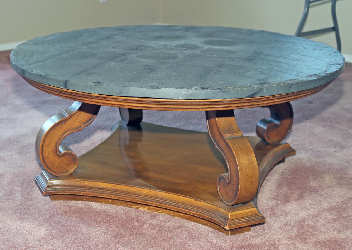 Coffee Table w/ Slate Type Top