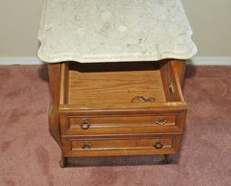 Side Table w/ Marble Top