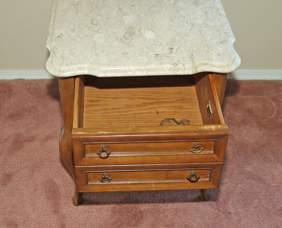 Side Table w/ Marble Top