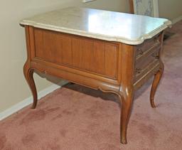 Side Table w/ Marble Top