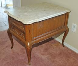 Side Table w/ Marble Top