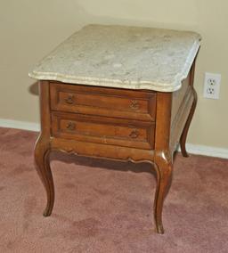 Side Table w/ Marble Top