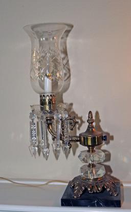 Lighted Lusters w/ Marble Bases