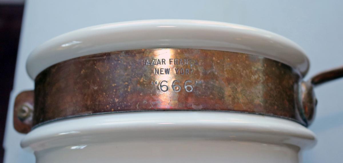 Bazar Francais NY 666 Copper Double Boiler