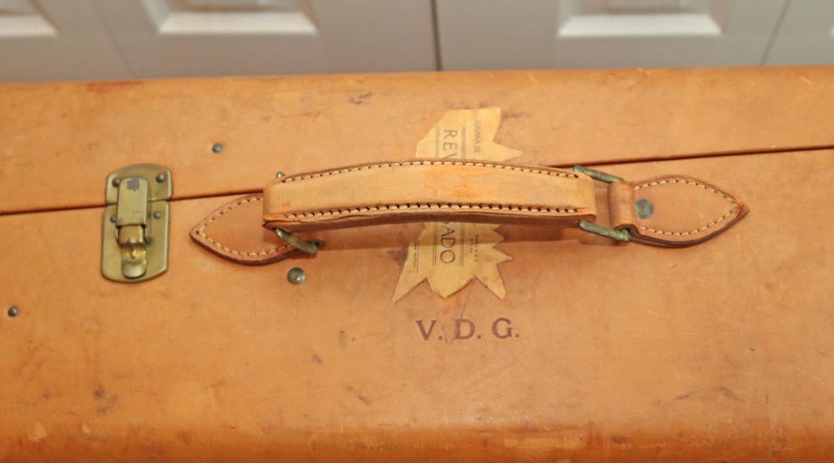 Old Leather Suitcase - Wardrobe