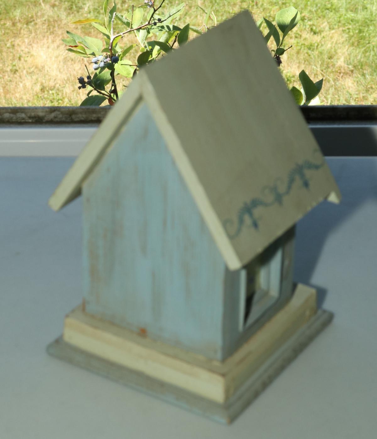 Scandinavian Style Lap Desk, Bird House & Bird