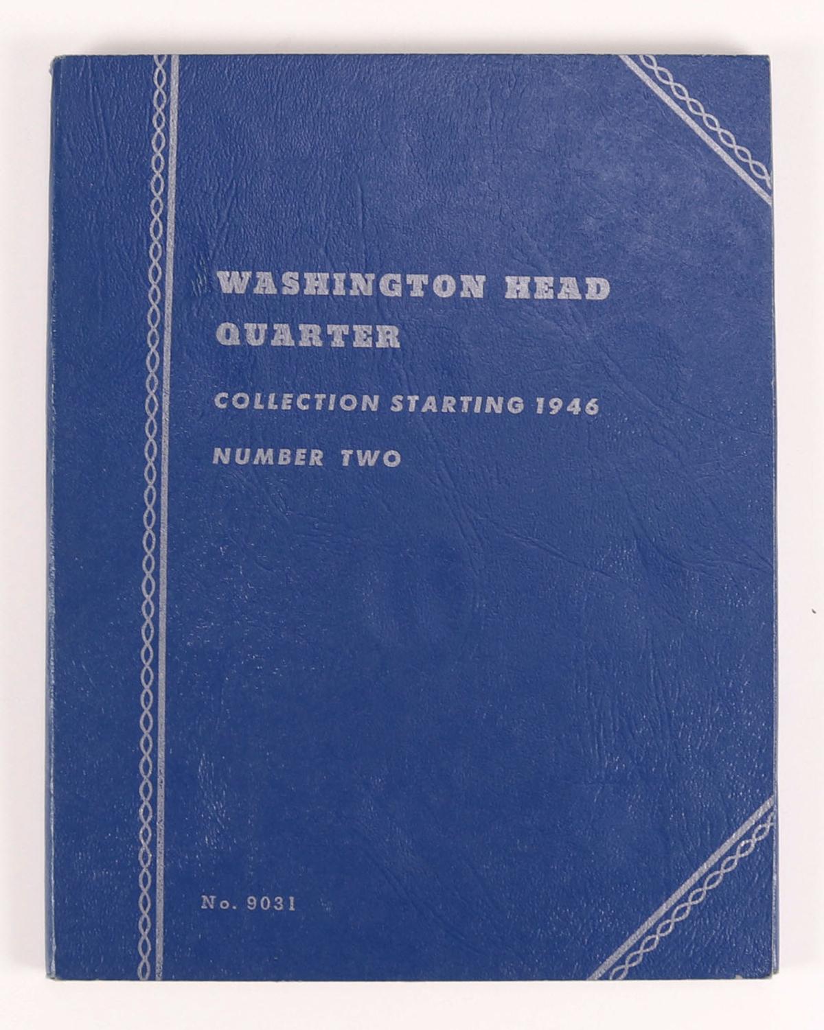 Washington Silver Quarter Book 1946 to 1964