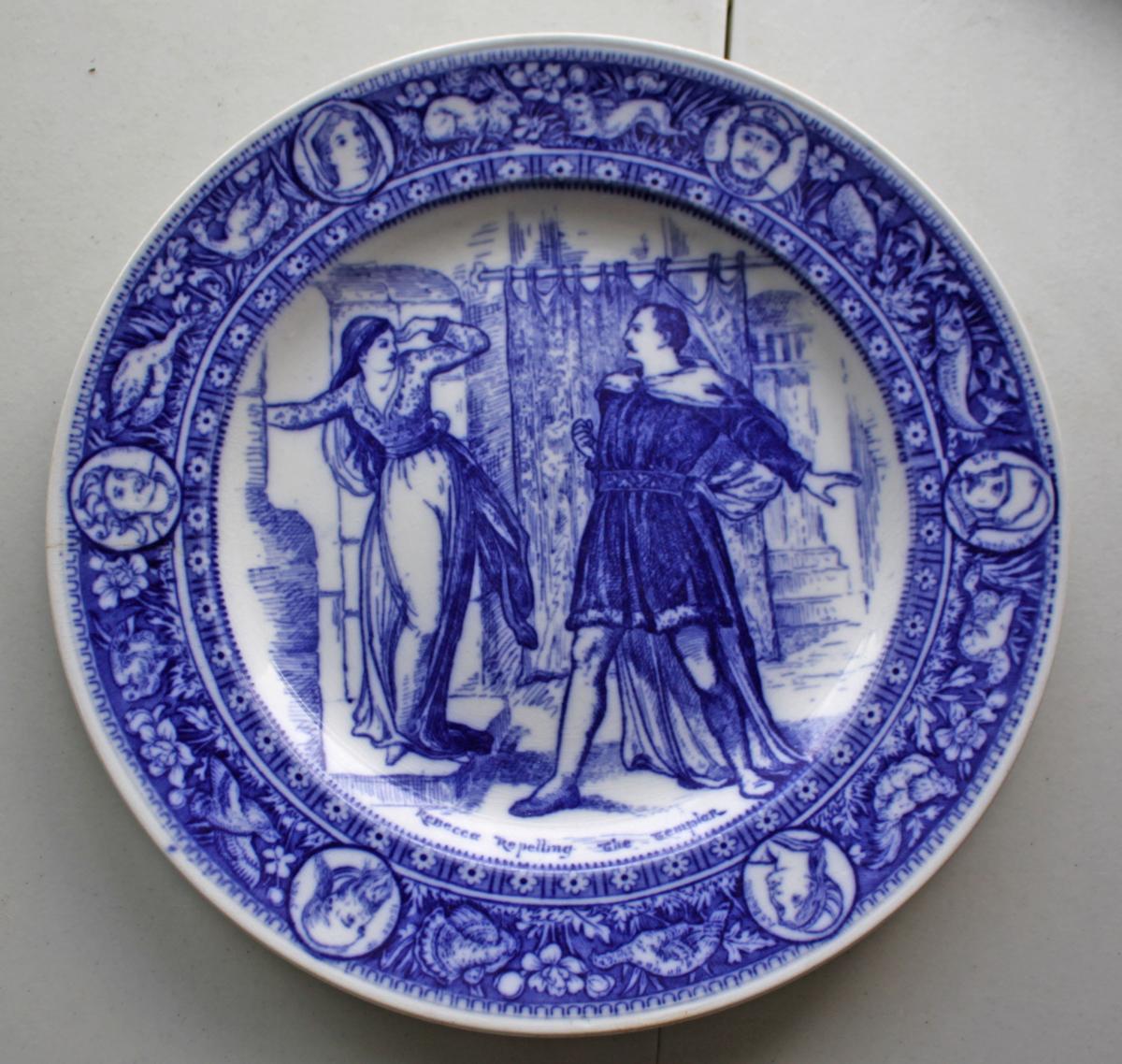 Antique English Plates - Bowl: Wedgwood, Copeland, Ivanhoe