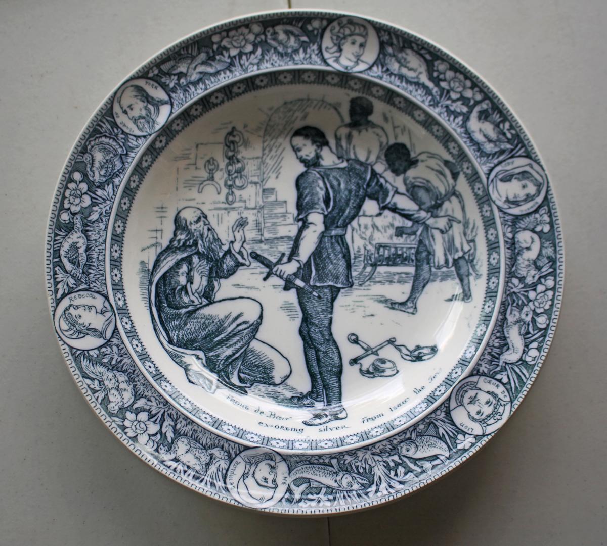 Antique English Plates - Bowl: Wedgwood, Copeland, Ivanhoe