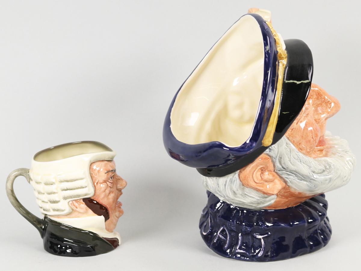 "Buz Fuz" & "Old Salt" Royal Doulton Toby Mugs