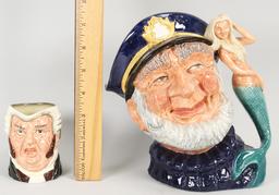 "Buz Fuz" & "Old Salt" Royal Doulton Toby Mugs