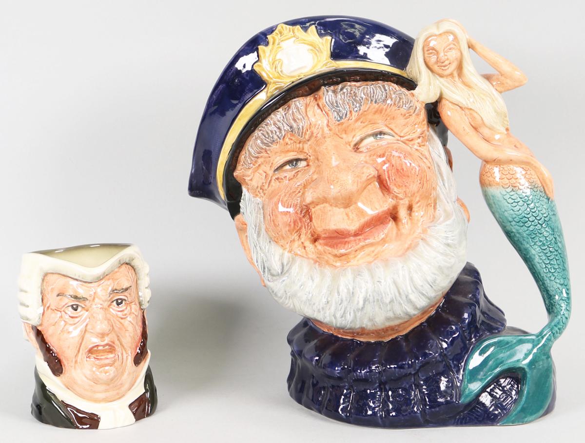 "Buz Fuz" & "Old Salt" Royal Doulton Toby Mugs