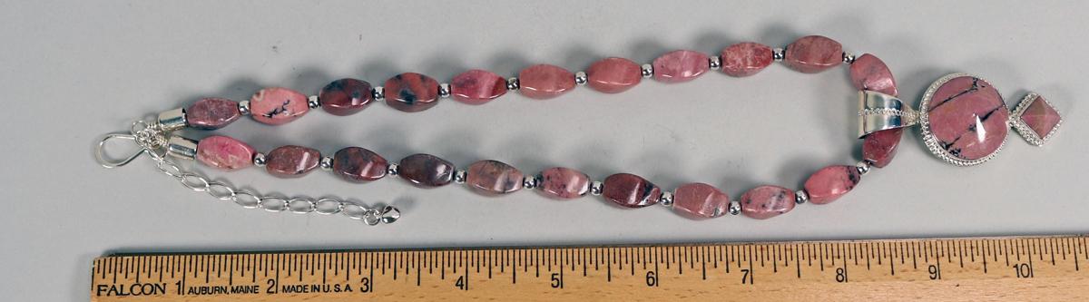 Jay King DRT Rhodonite Necklace & Pendant