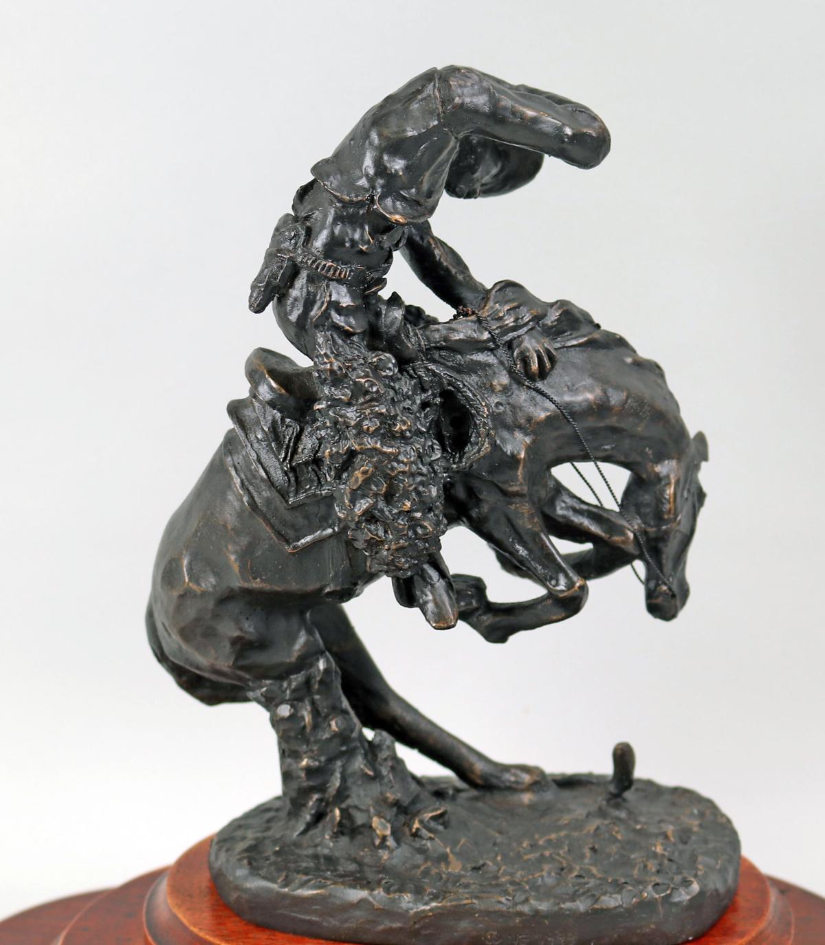 Frederic Remington "Rattlesnake" Bronze