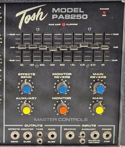 Tosh PA-8200 Mixer Power Amp