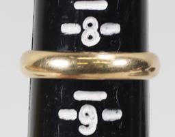 14K Gold Band, Sz. 8.5 - 5 Grams