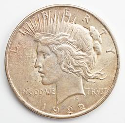 1922-P Peace Silver Dollar