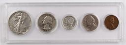 1941 US Silver Coin Set